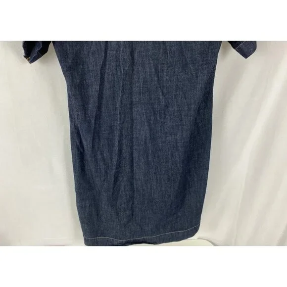 Lauren Ralph Lauren Denim Short‎ Sleeve Shift Dress Women's Small - Picture 12 of 14